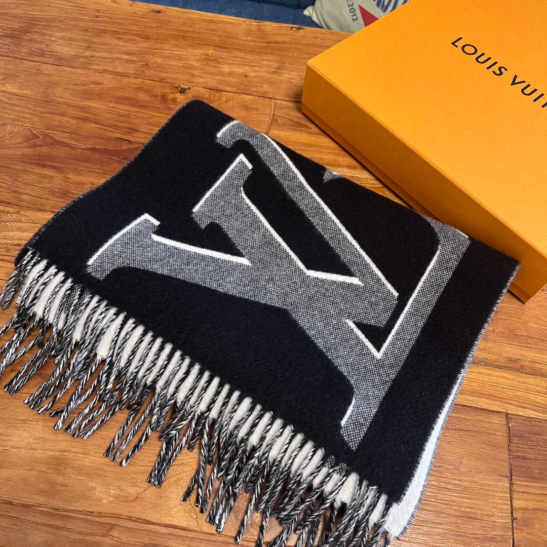 未使用　2024.25aw新作　マフラー・LV バーズ