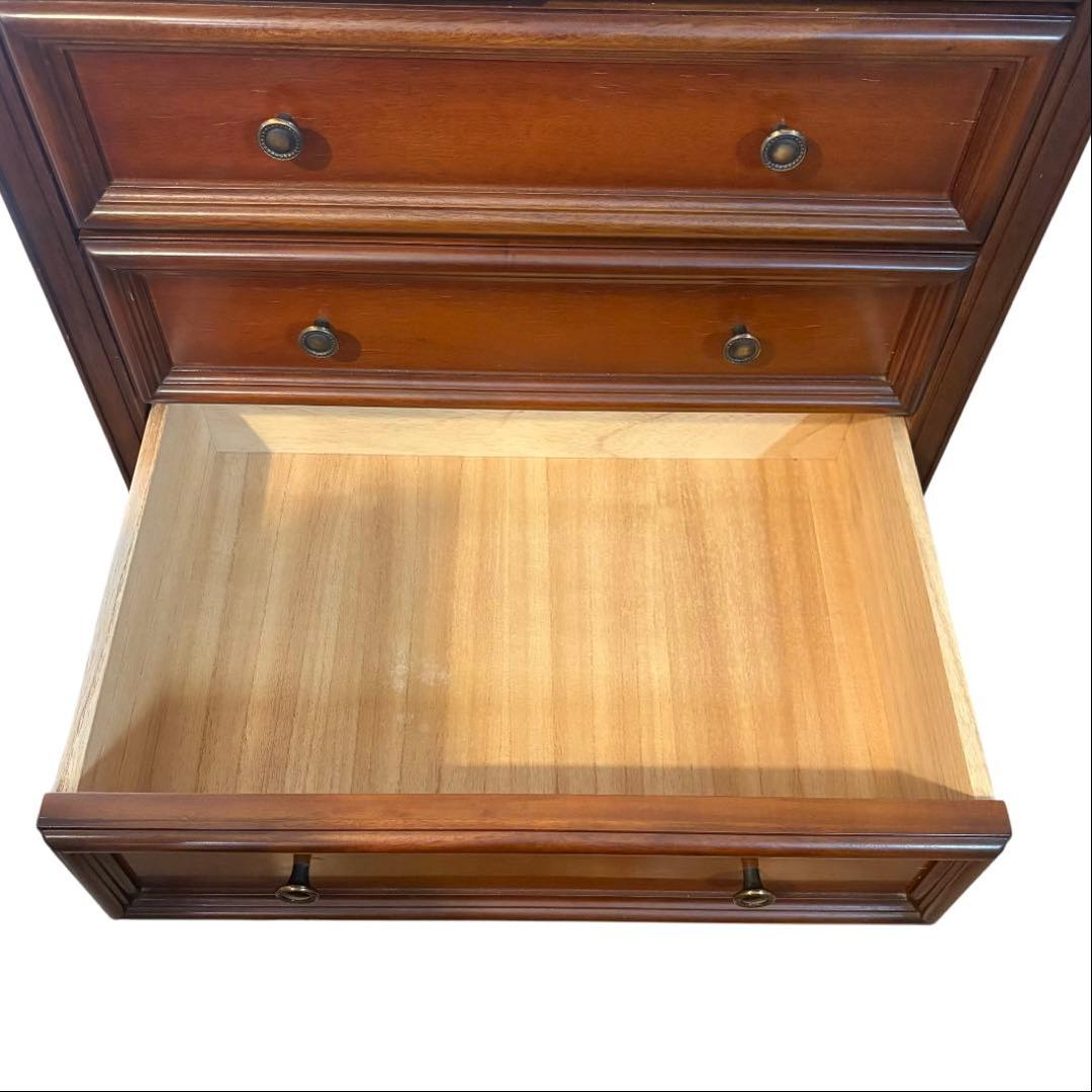 サイドチェスト 木製 4段タンス 収納家具