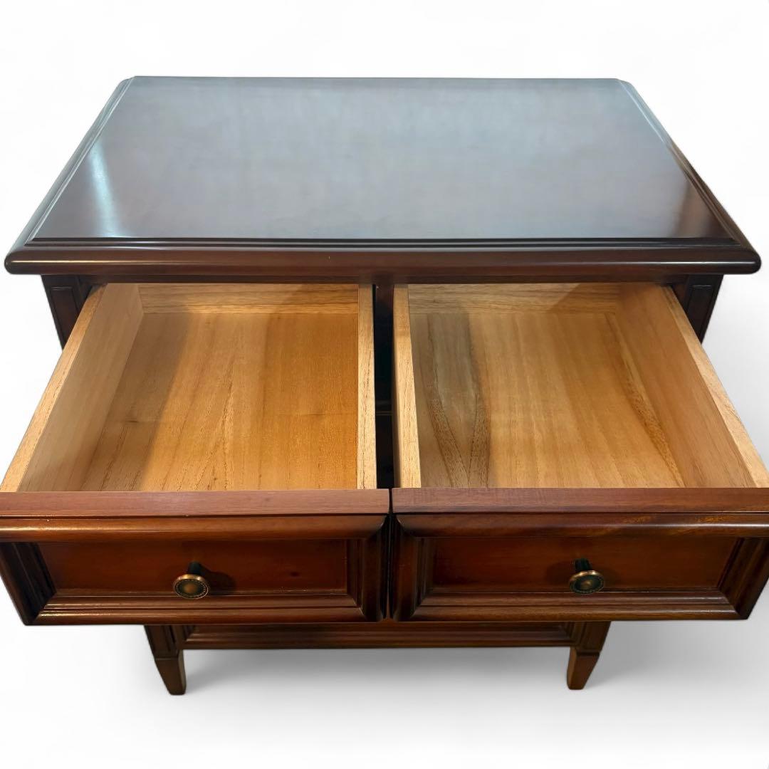 サイドチェスト 木製 4段タンス 収納家具