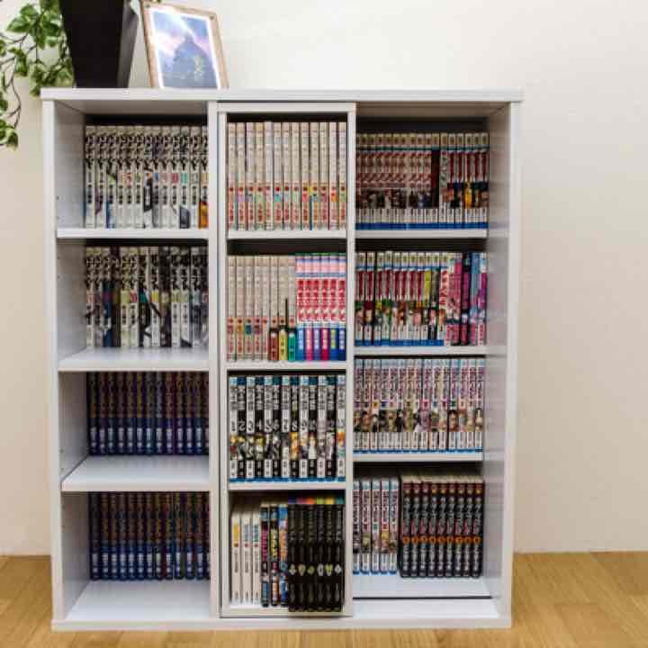 送料無料！スライド式 書棚