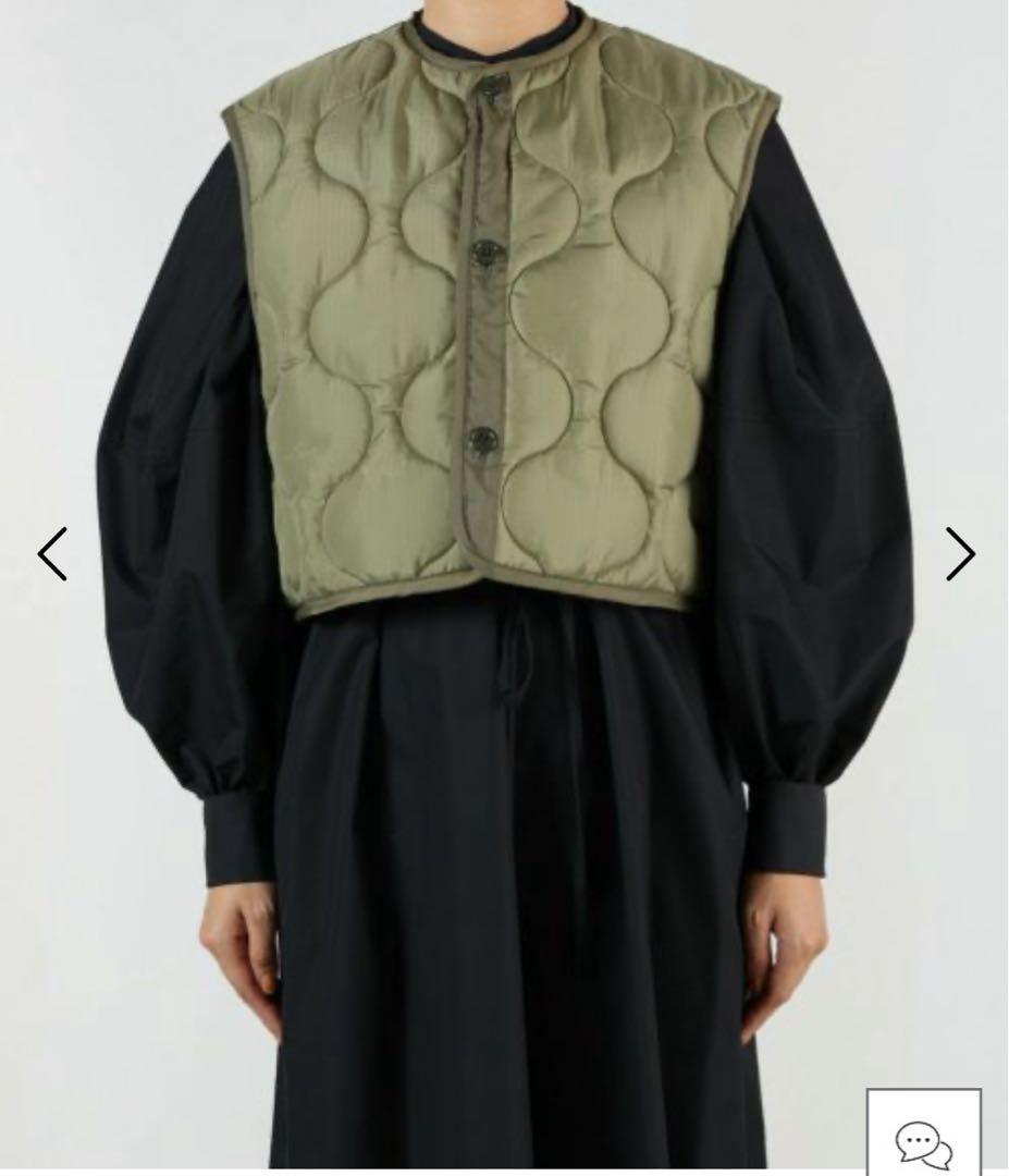 お値下げしました！新品未使用　HYKE QUILTED CROPPED VEST