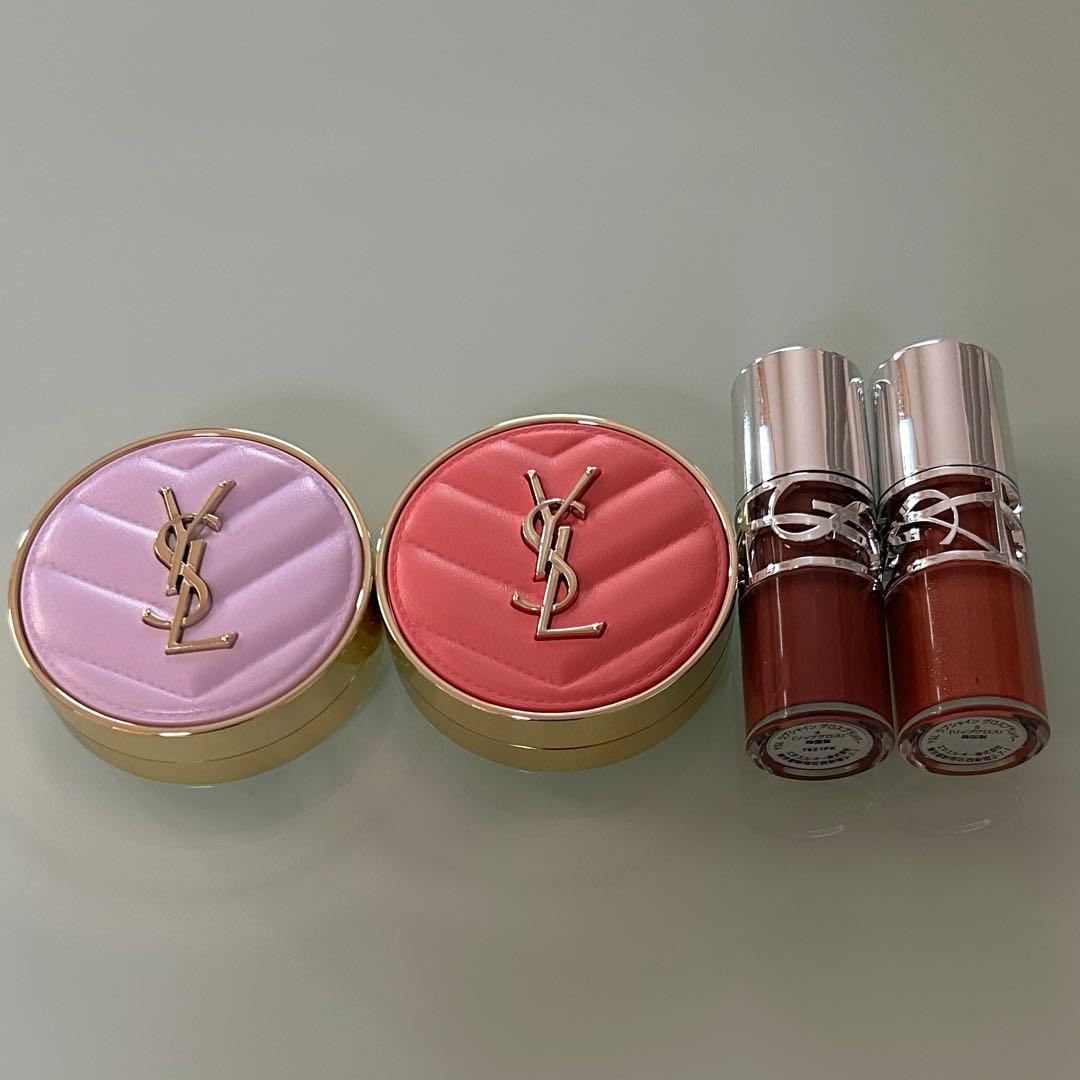 YSL メイクミーブラッシュパウダーS ラブシャイングロスプランパー