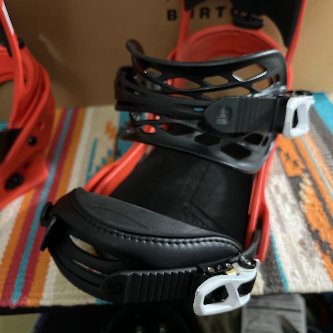 最終価格BURTON CARTEL スノーボードビンディング レッド/ブラック