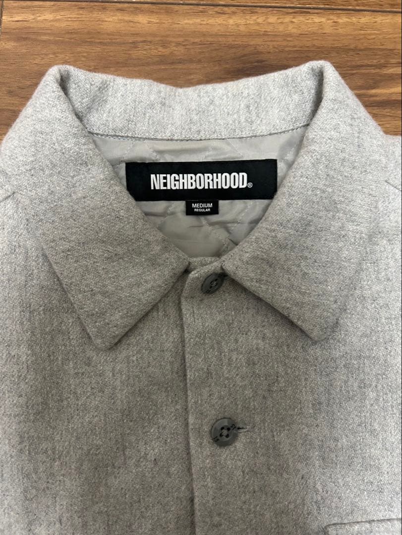 NEIGHBORHOOD. グレー シャツジャケット S