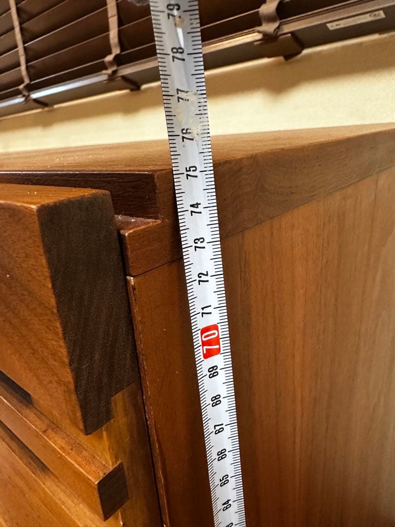 ブラウン木製チェスト（引き取り限定！　熊本市）