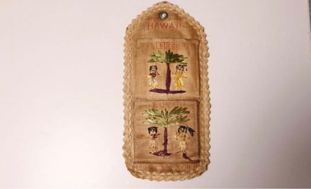 激レア　壁掛け ハワイ ヴィンテージ レターラック ウォールポケット 壁面壁飾り