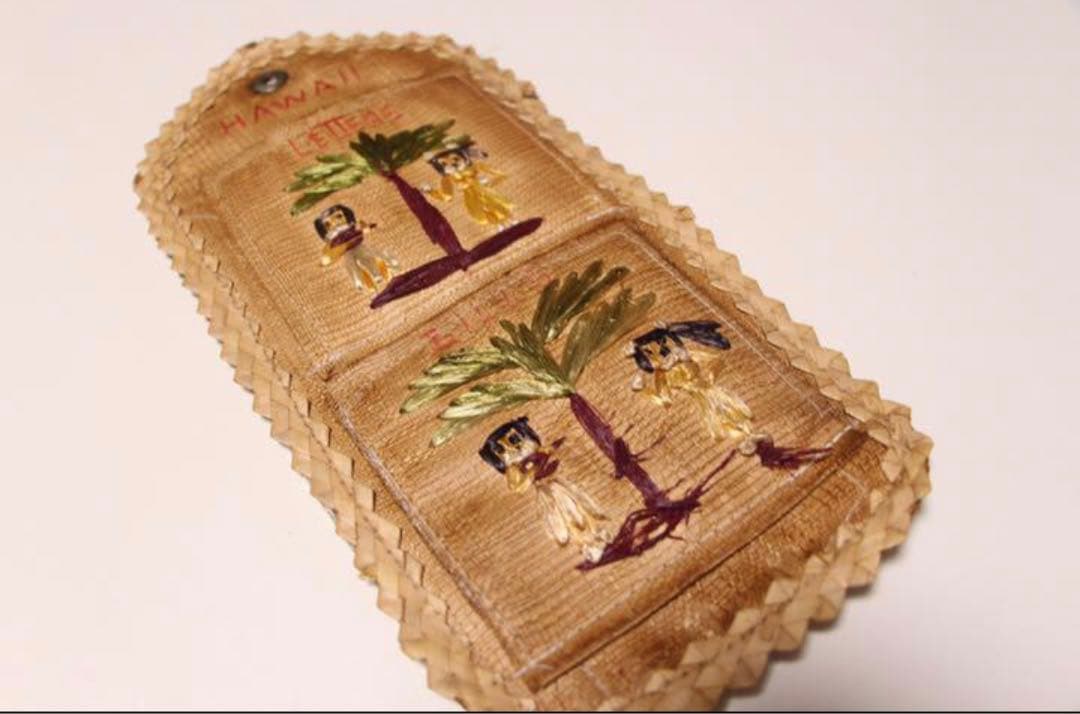 激レア　壁掛け ハワイ ヴィンテージ レターラック ウォールポケット 壁面壁飾り