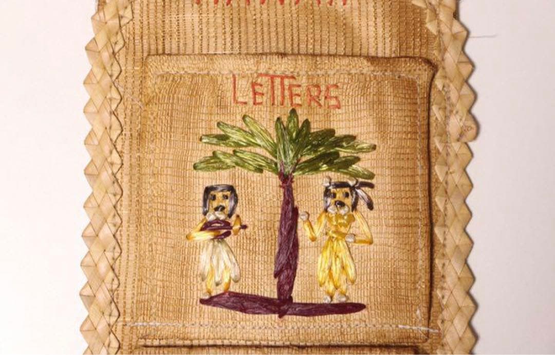 激レア　壁掛け ハワイ ヴィンテージ レターラック ウォールポケット 壁面壁飾り