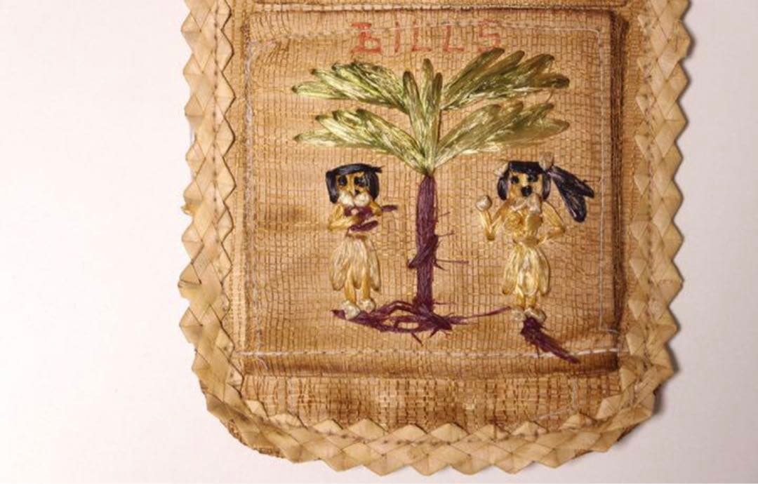 激レア　壁掛け ハワイ ヴィンテージ レターラック ウォールポケット 壁面壁飾り