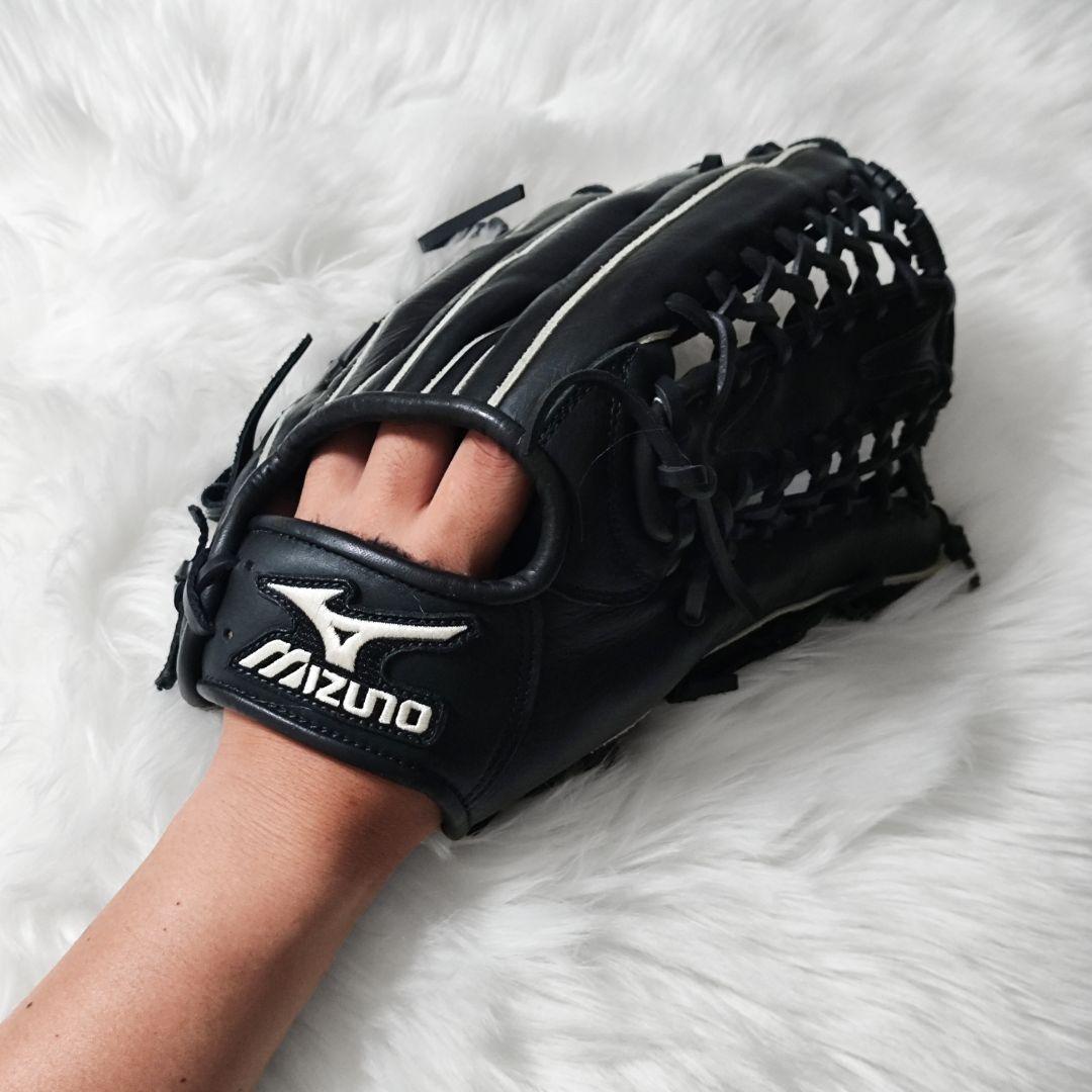 【美品】ミズノ 軟式グローブ ビューリーグ イチローモデル 外野手用