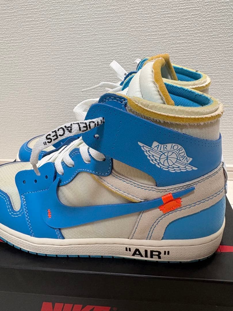 Nike Air Jordan 1 Off-White 青/白