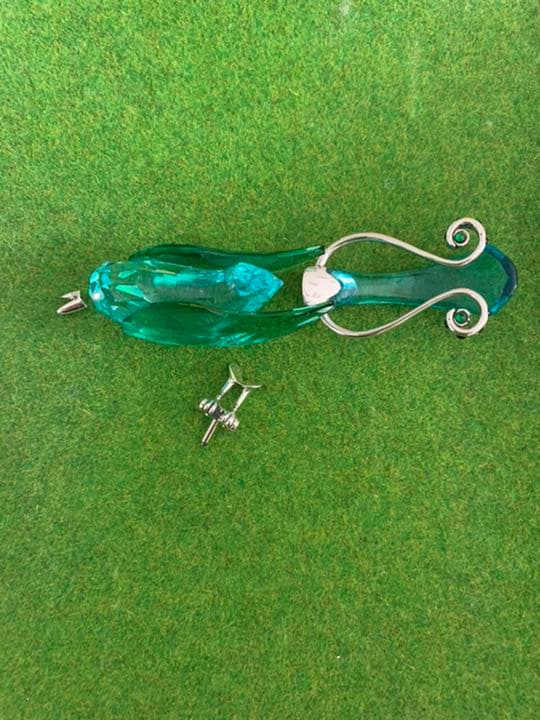 スワロフスキー鳥の、置物（パーツ外れ、パーツは全て有り）