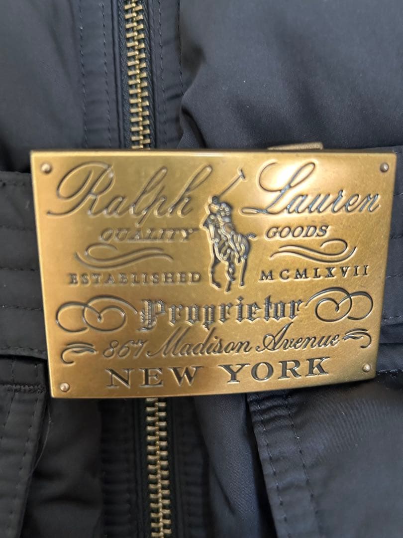 （ぺんぺん）Ralph Lauren 黒 ダウンジャケット 11（M〜L）