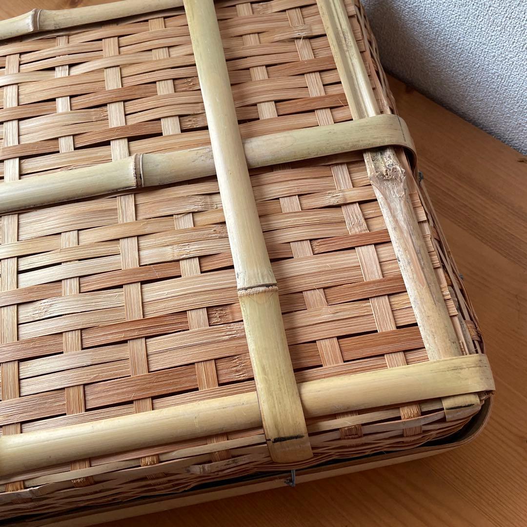 昭和レトロ　竹籠　カゴ
