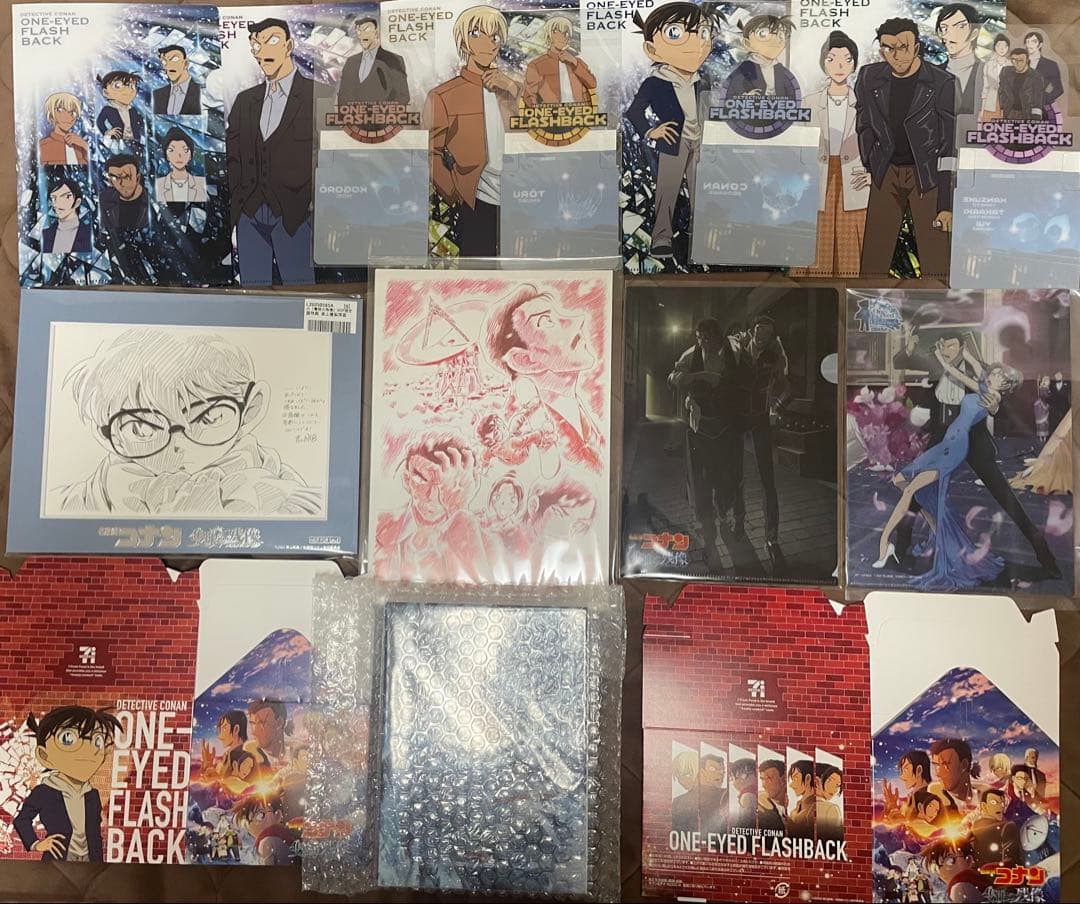 名探偵コナン隻眼の残像、DVD豪華版、複製原画、クリアファイル、イラストブック