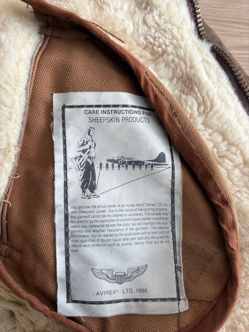 AVIREX B-3 フライトジャケット　サイズ36