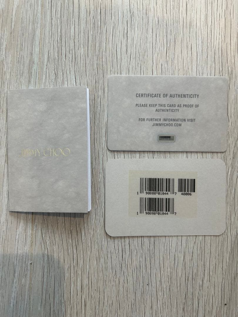 JIMMY CHOO ブラックレザー 財布 カードケース ケース