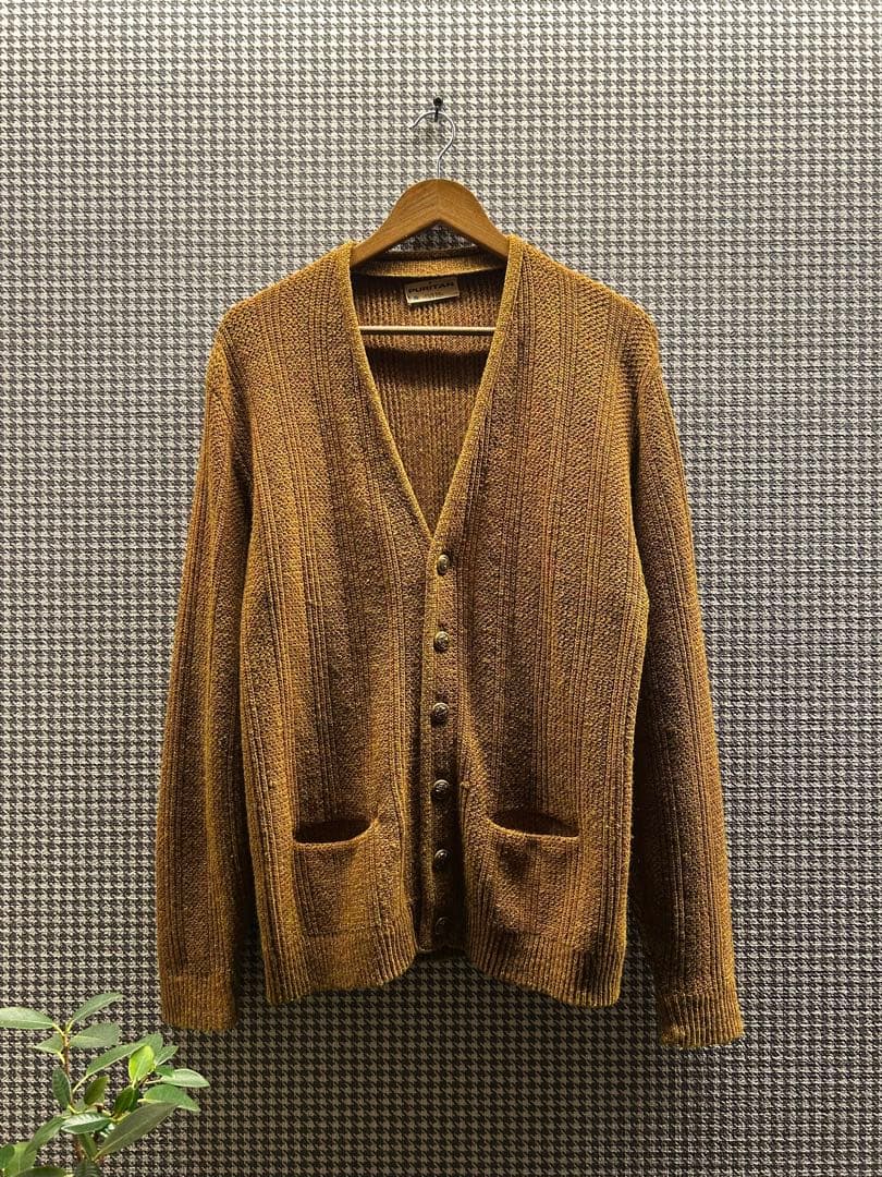 60s PURITAN melange wool cardigan USA製