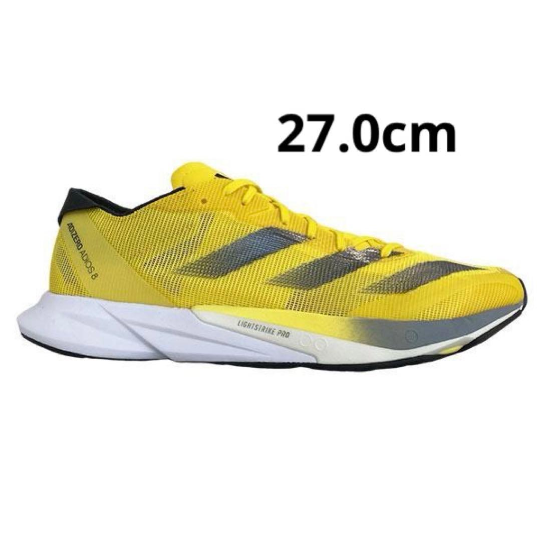27cm 新品 アディダス アディゼロ ジャパン 8 メンズ