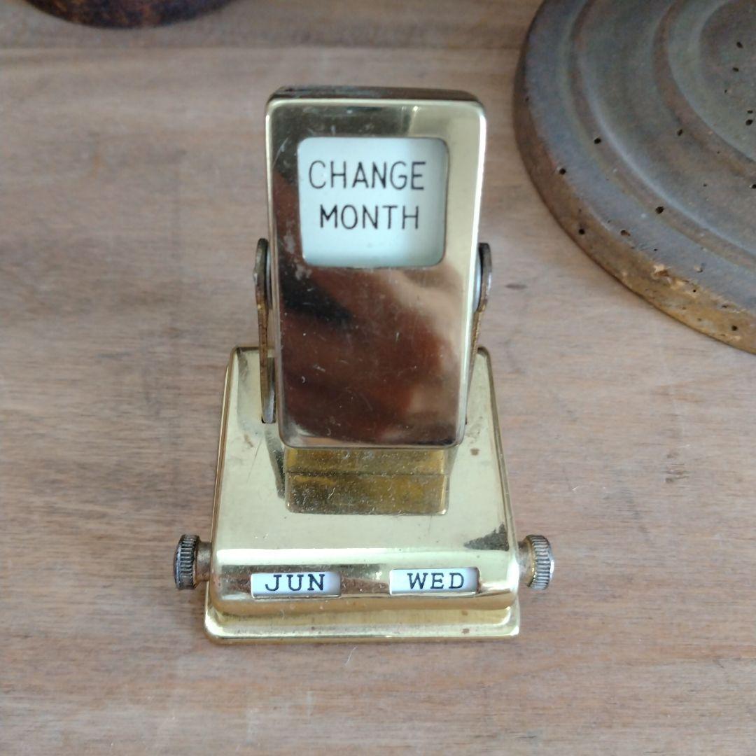 アンティーク卓上カレンダー/日めくり永年カレンダー