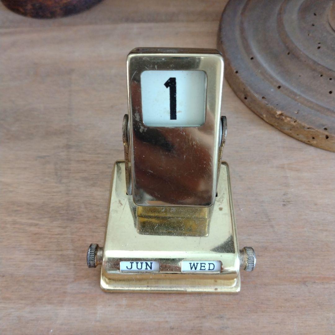 アンティーク卓上カレンダー/日めくり永年カレンダー