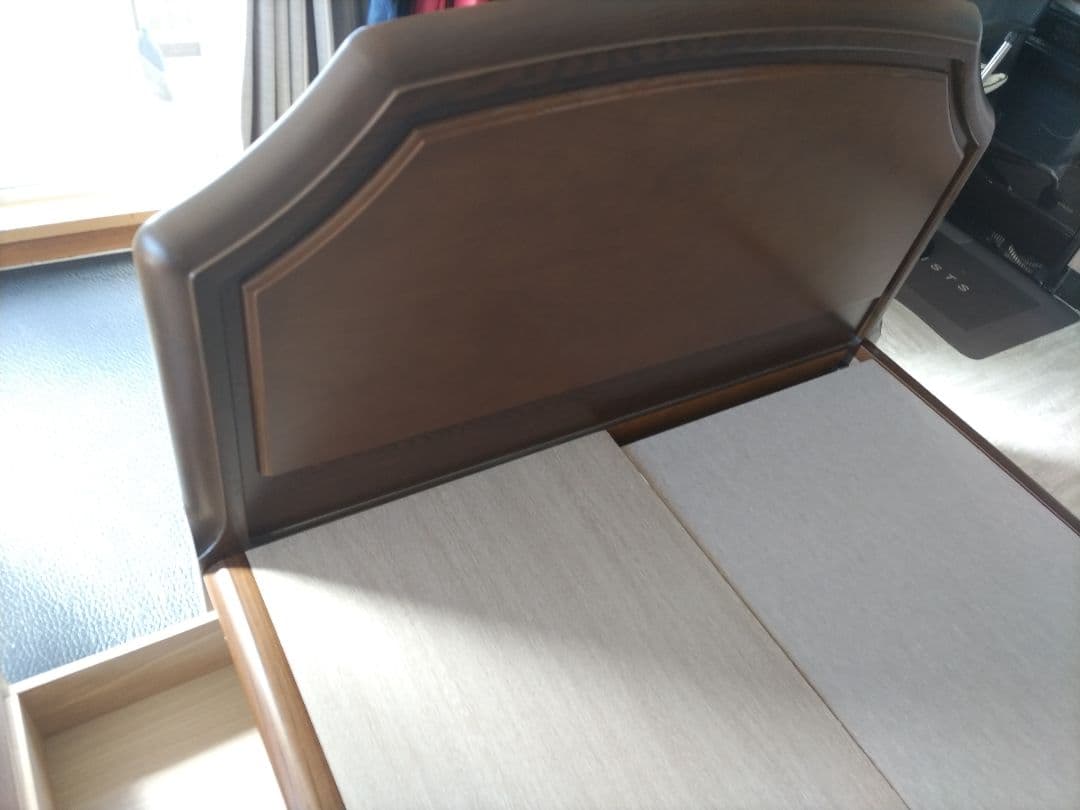 札幌市近郊の方限定！送料無料！収納付きセミダブルベッドフレーム フランスベッド