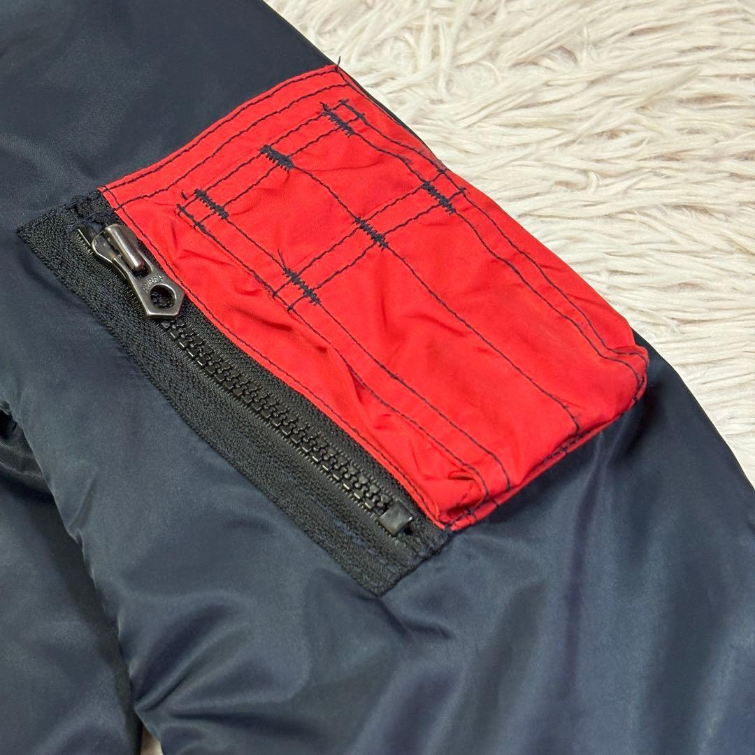 希少　アヴィレックス　AVIREX (S) ma-1　ユニオンジャック　35周年