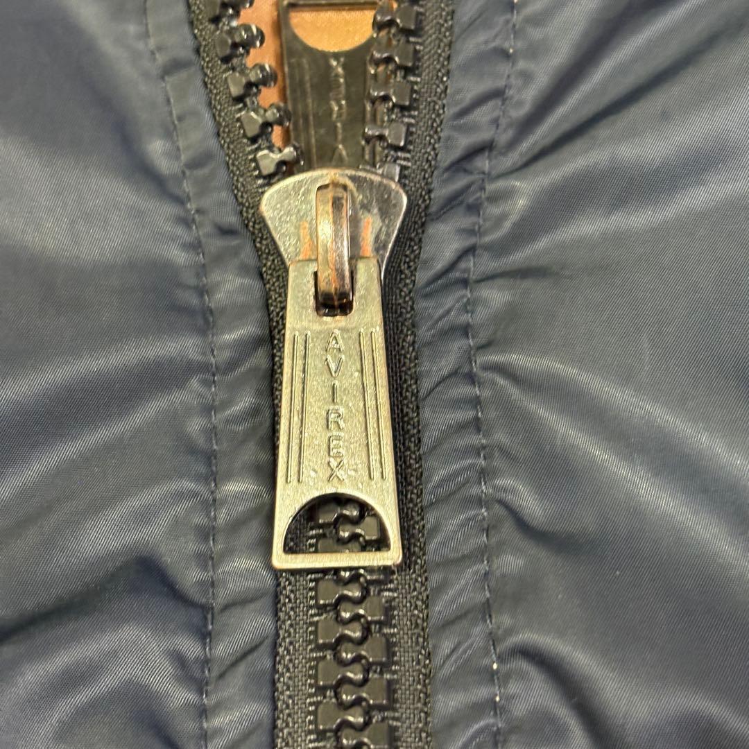 希少　アヴィレックス　AVIREX (S) ma-1　ユニオンジャック　35周年