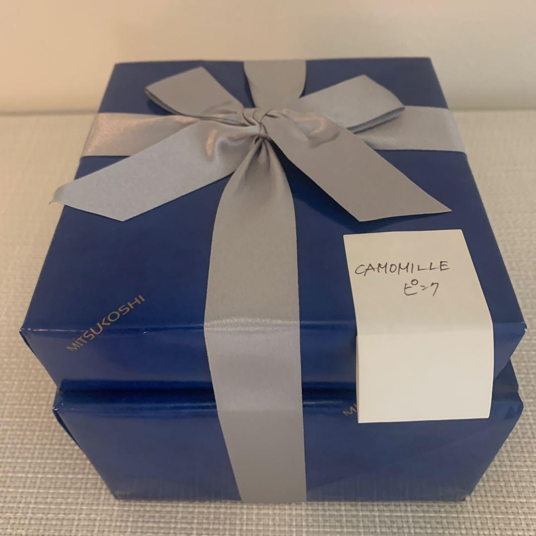 アンシャンテジャポン　カモミール　鉄瓶&鍋敷ピンクセット♪