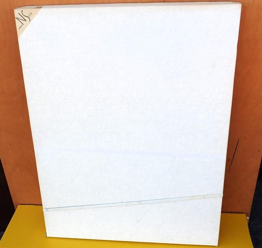 夜像1 額装アート NS LINE NS-03 MO判 署名印あり 現代美術