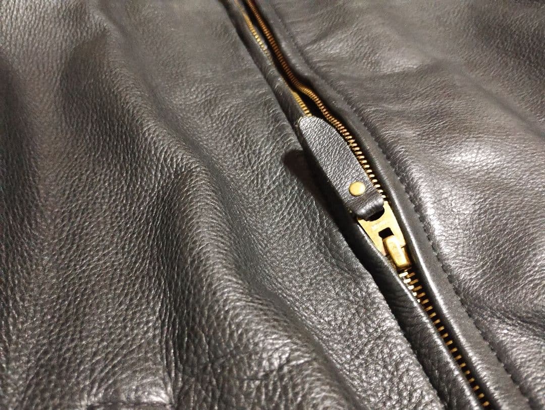 BEAMS PLUS 牛革シングルライダース L　USA製