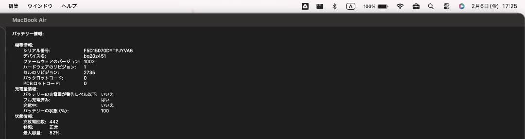 D*l様 M1 MacBook Air シルバー 8GB/256GB【動作良好・