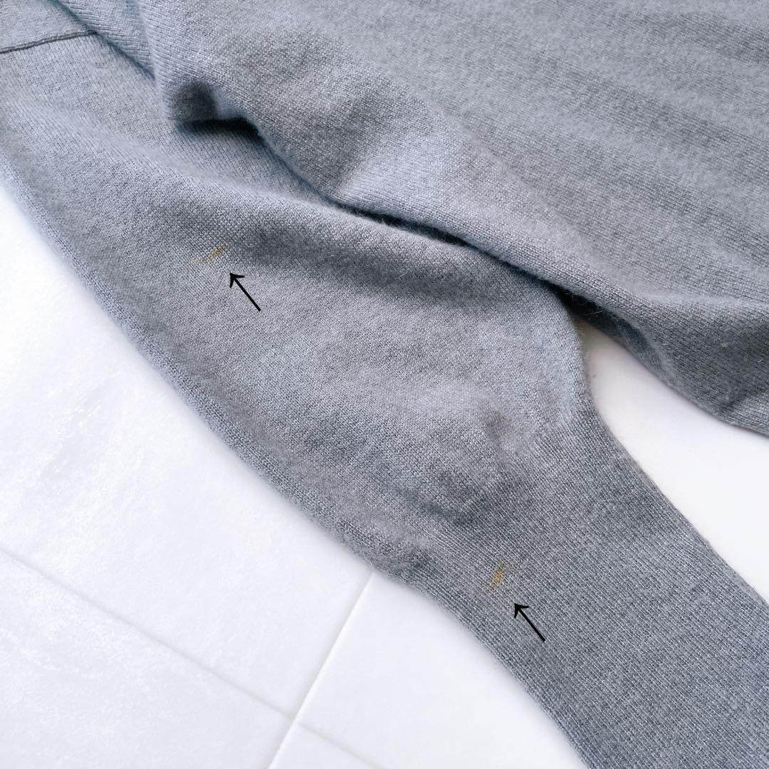 希少✨ファビアナフィリッピ カシミヤ100% ニット モニーレ装飾 フェザー