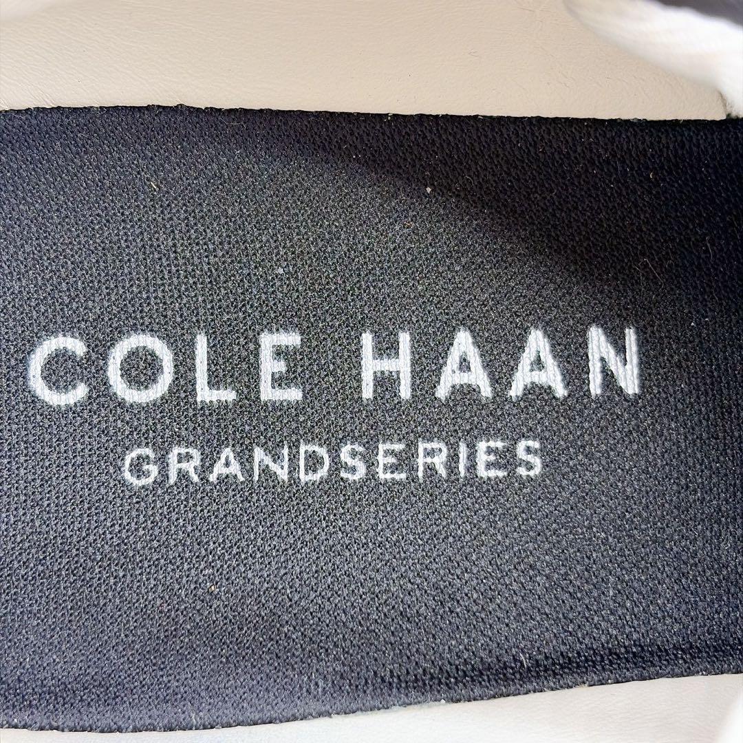 【りすす】COLEHAAN コールハーン 27.5 レザースニーカー 黒