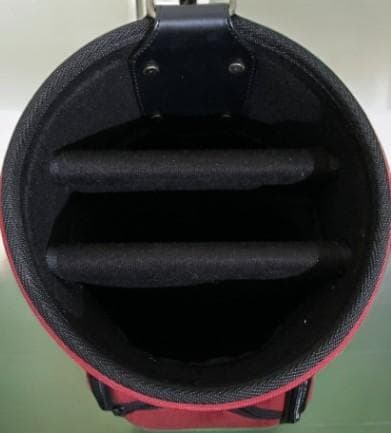 クーラ美品　ラルフローレンPolo Golf レッドキャディバッグ