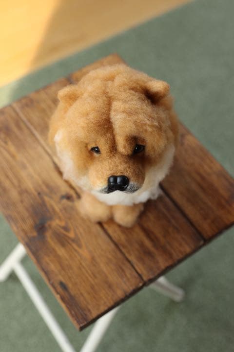 羊毛フェルト　チャウチャウ