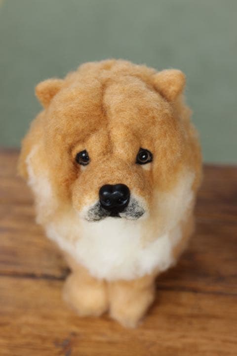 羊毛フェルト　チャウチャウ