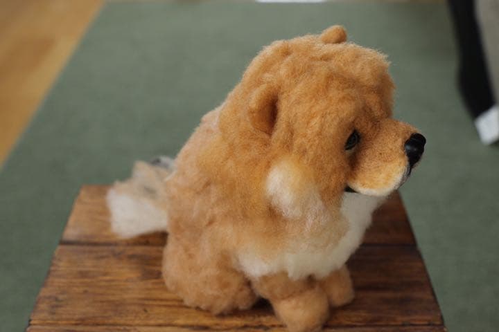 羊毛フェルト　チャウチャウ