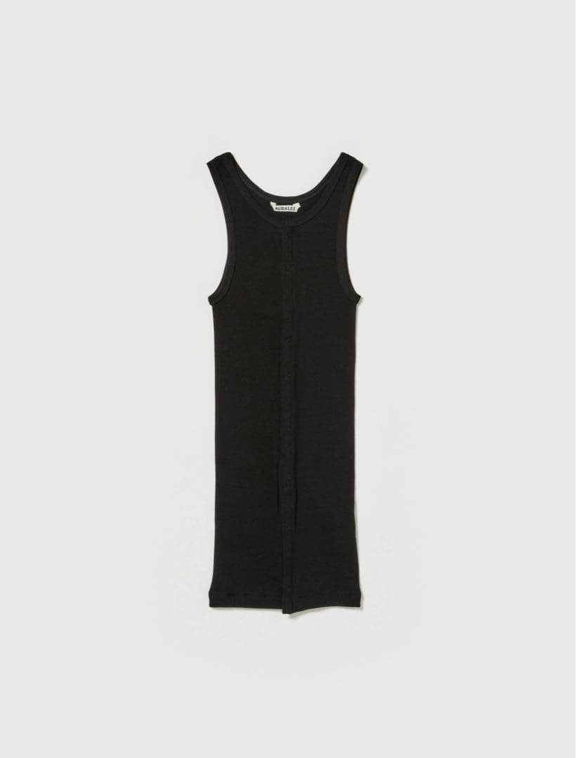 【AURALEE】ORGANIC SOFT RIB TANK TOP