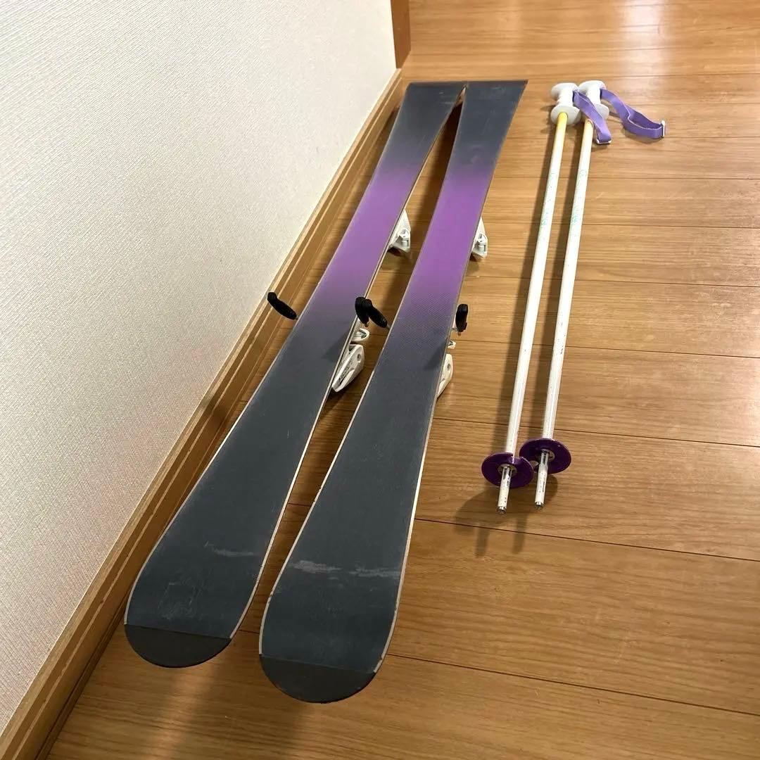 HEAD レディース スキー板 142 ストック107 セット