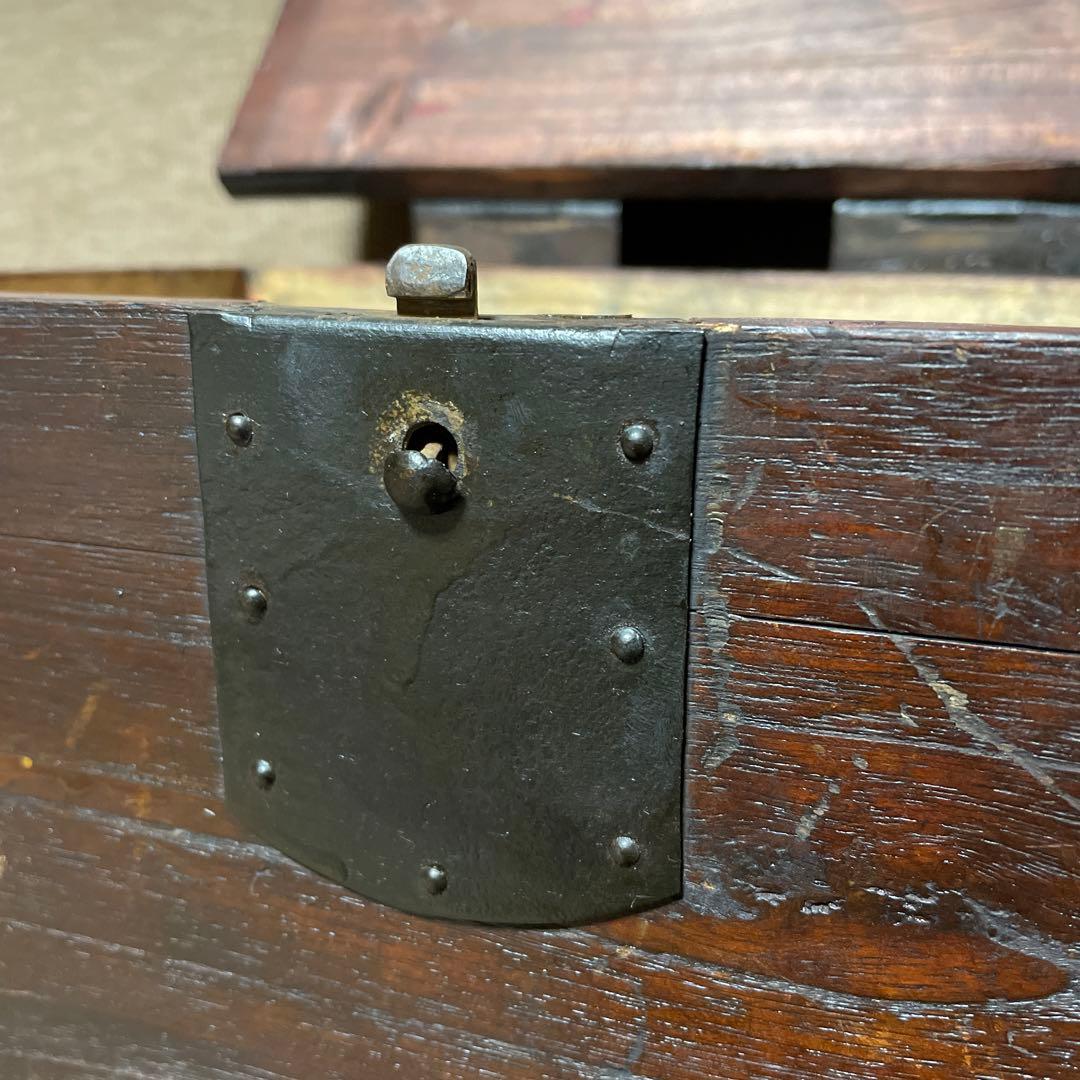 骨董 硯箱 小箪笥 枕箪笥 舟箪笥 銭箱 小引き出し