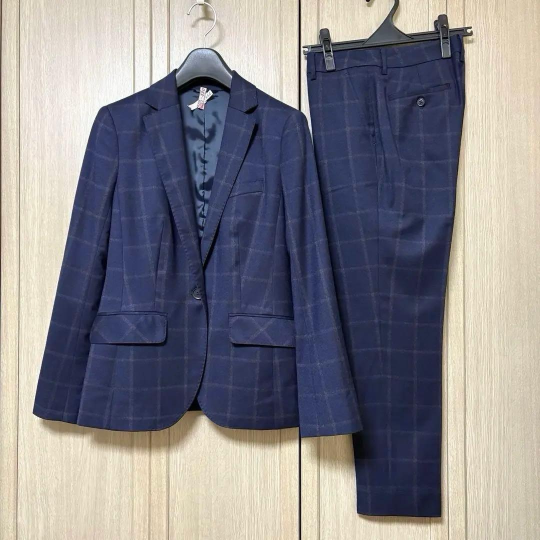 【とと】スーツカンパニー⭐️REDA ウィンドペン柄 セットアップスーツ