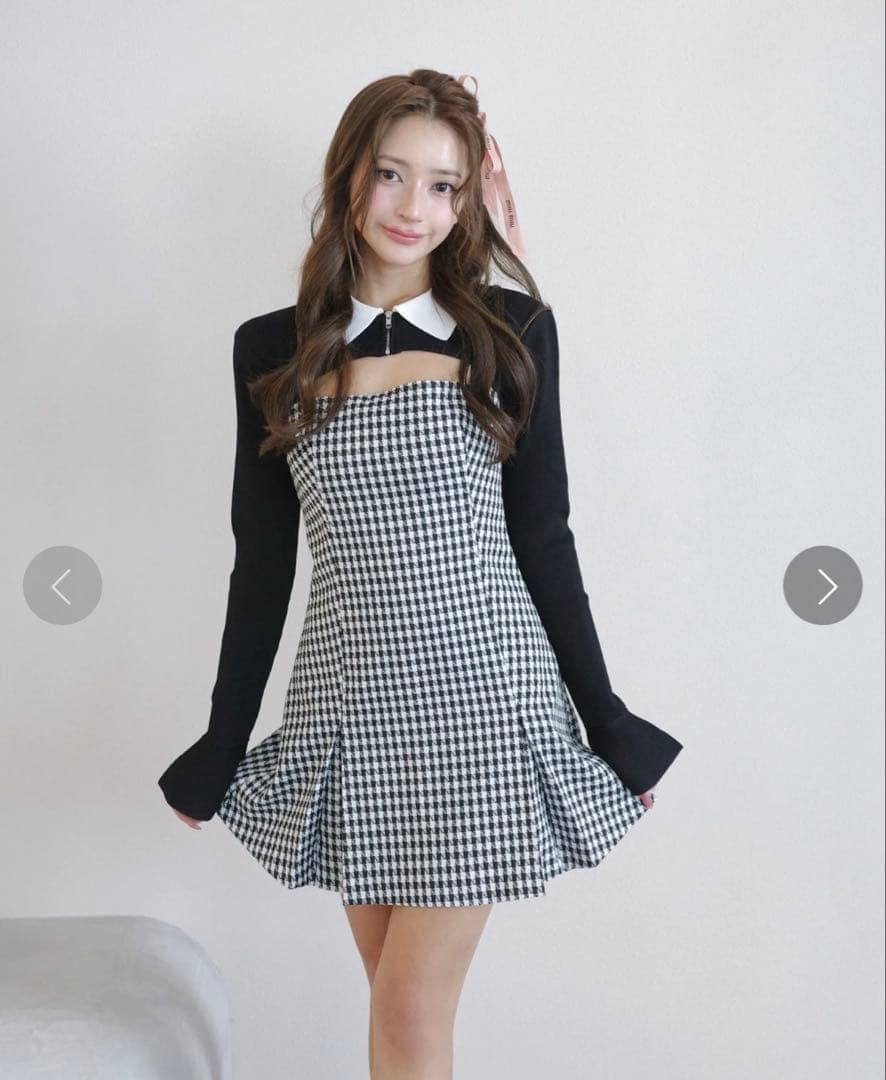 う*。様 Randy ワンピース Houndstooth ensemble