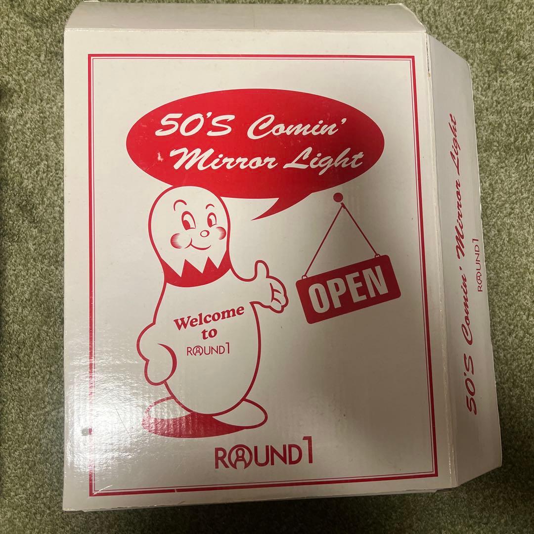 ROUND1 ライト付き ミラー