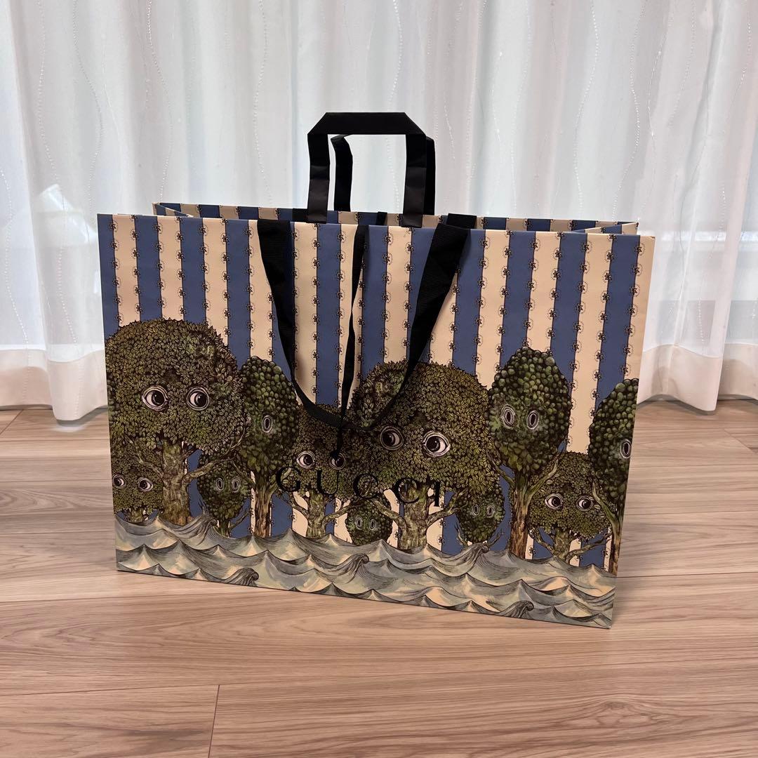 グッチGUCCI×ヒグチユウコ　マチ20cm ショッパー紙袋　ショッピングバッグ