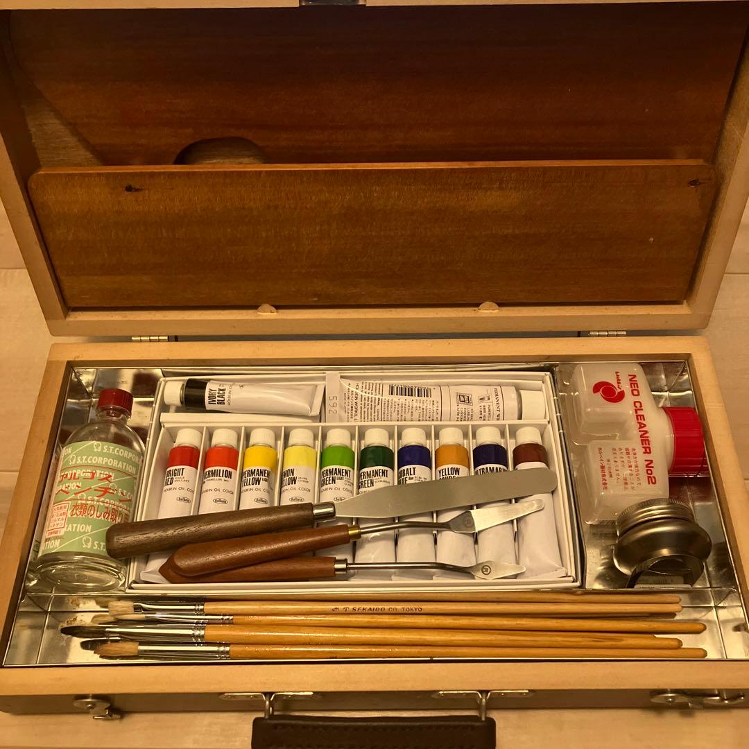 【お値下げ】世界堂　油絵具セット