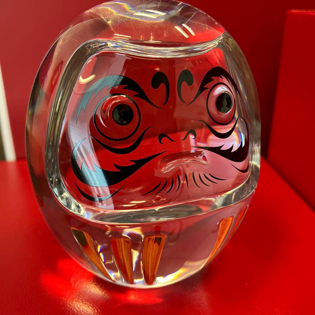 バカラ だるま　置物 縁起物★正規品