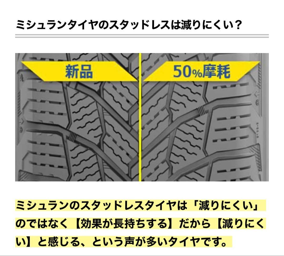 215/45R18 スタッドレスタイヤ　ミシュラン　中古2本セット