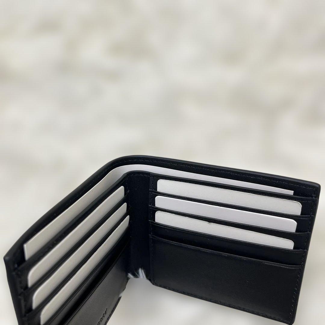 新品 BURBERRY バーバリー 二つ折り財布 チャコール　チェック 新型