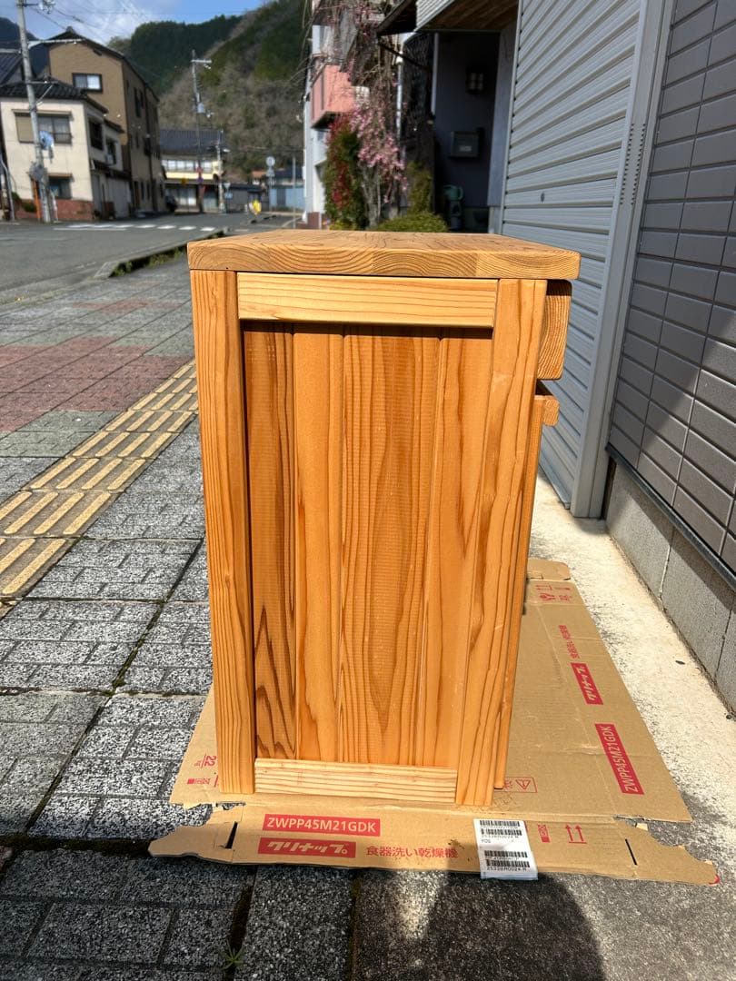 木製家具　水槽台